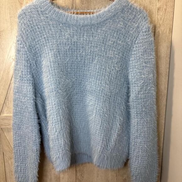Baby Blue Elle Grey Sweater - Picture 1 of 5